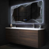 LED Spiegel Rechteckig | Touch-Schalter | Anti-Beschlag-Funktion | Kaltweißes Licht - Reyze Seria Simetria Model 3